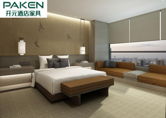 Grand Hyatt Luxury Hotel Furniture Plywood Panel Decorates Top Suites With Large Space